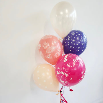 Ballons pour une bonne fête dans les couleurs féminines!