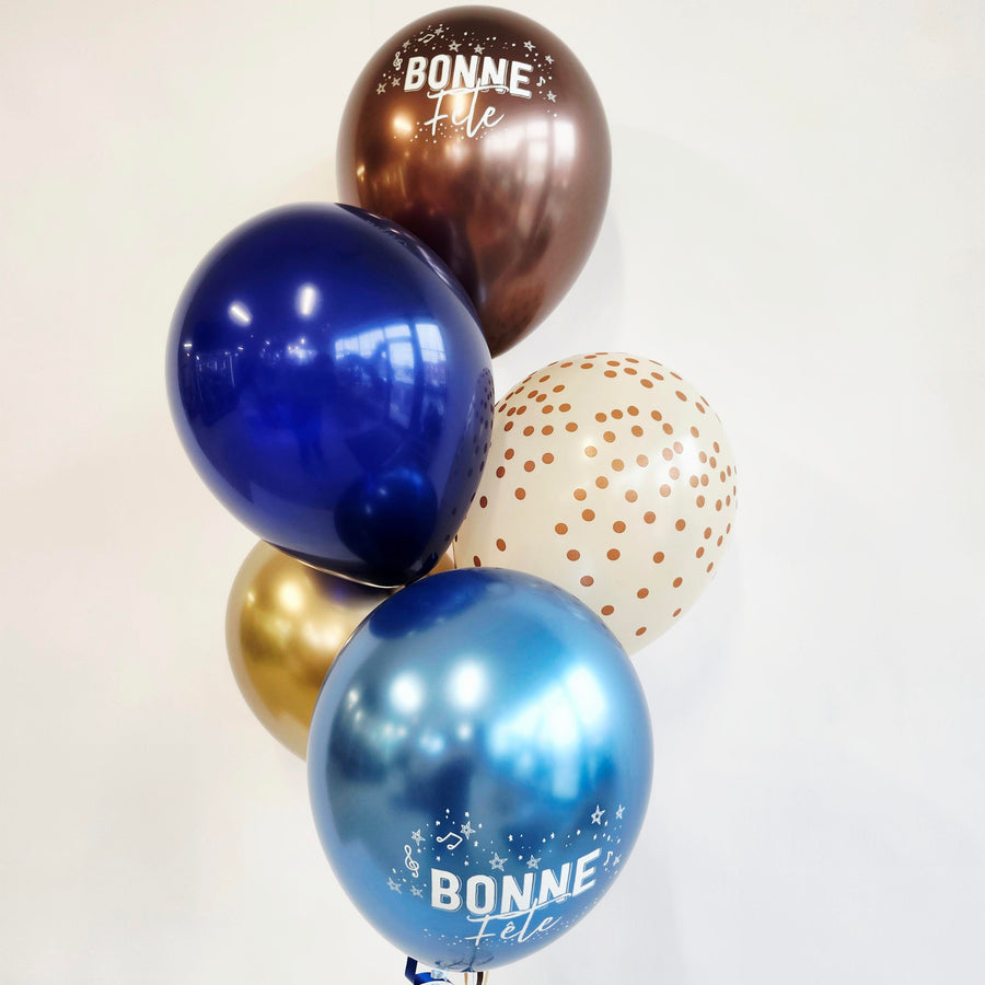 Ballons pour une bonne fête dans les couleurs masculines!