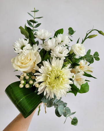 Bouquet blanc et vert