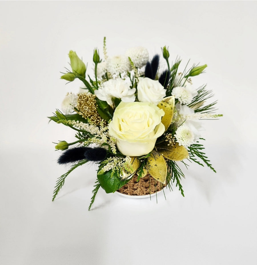 La composition dorée!