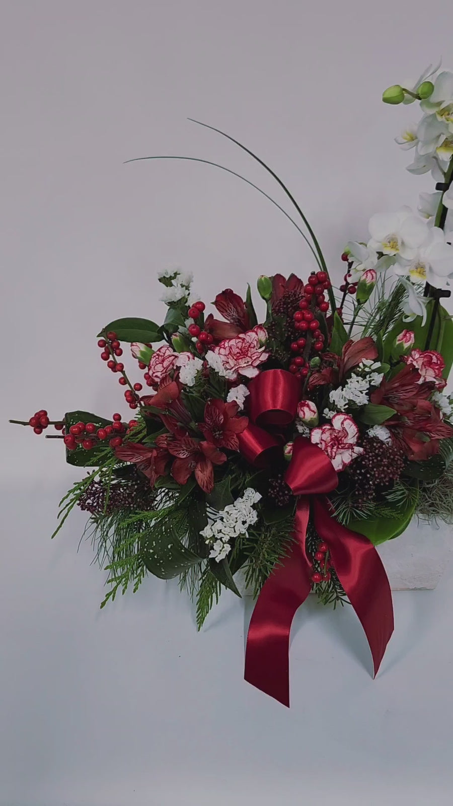 L'orchidée en centre de table de Noël!