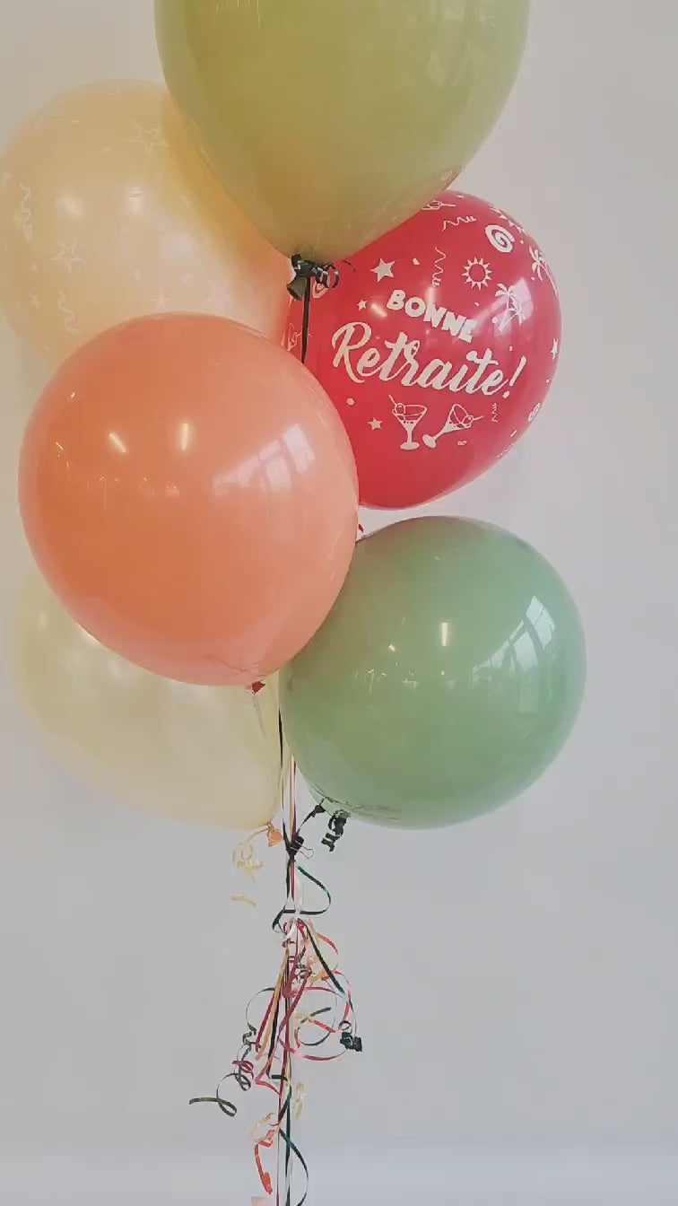 Ballons Bonne retraite