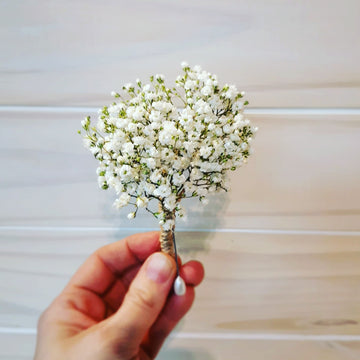 Boutonnière gypsophile