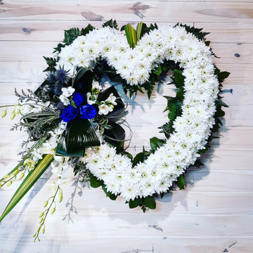 Coeur once de bleu